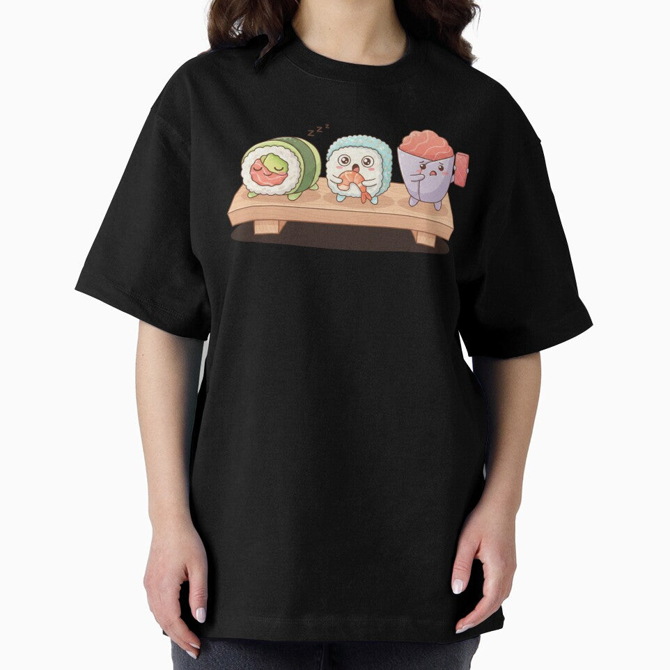Funny Sleepwalking Sushi – Japanese Foodie Humor Design by Alexis Art Collection T-Shirts, Hoodie, Sweatshirt (Image 2)