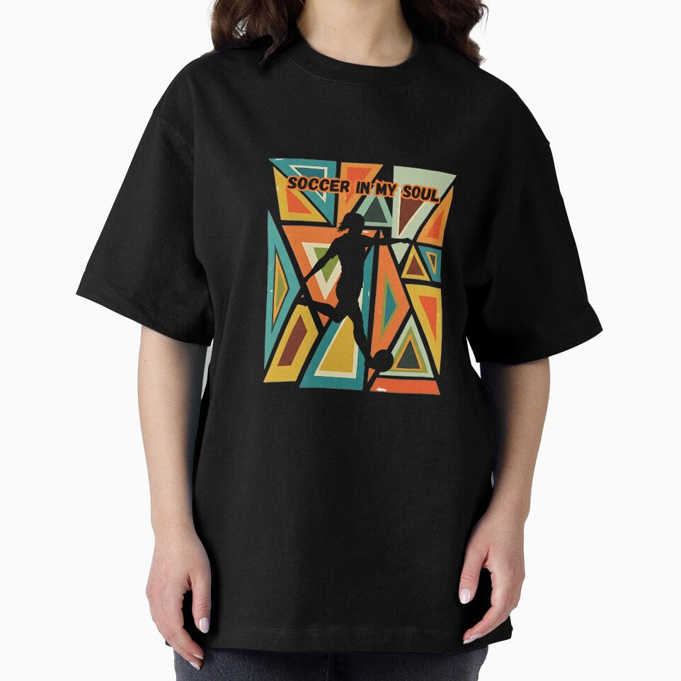 Just a Girl Who Loves Soccer – Women’s Soccer Graphic T-Shirt | Cute Soccer Lover Design by Lamagift