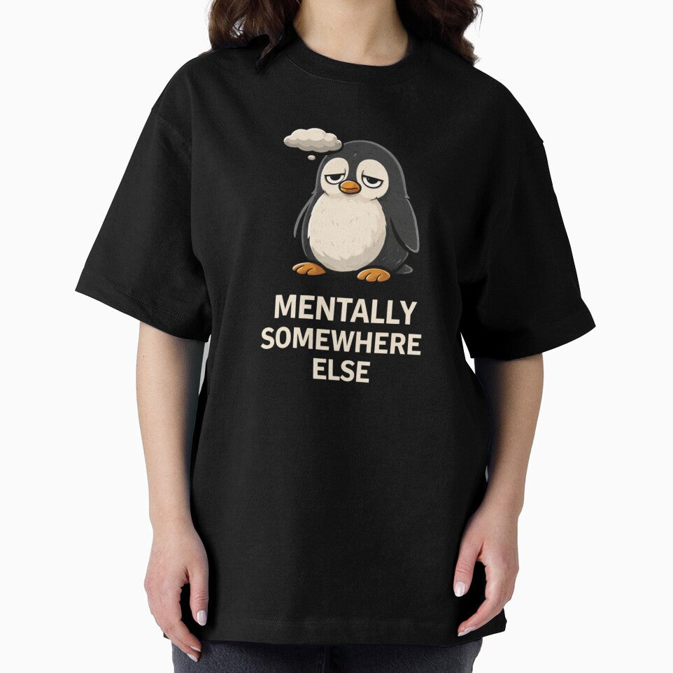 Mentally Somewhere Else Tired Penguin by Papier Atelier Art T-Shirts, Hoodie, Sweatshirt | BlankRebels.com (Image 2)
