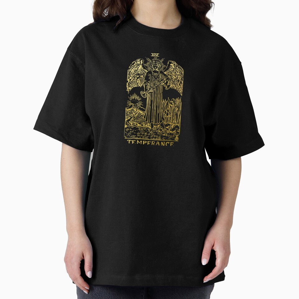 Tarot Card Temperance Gold Deck by Michallandsberg T-Shirts, Hoodie, Sweatshirt | BlankRebels.com (Image 2)
