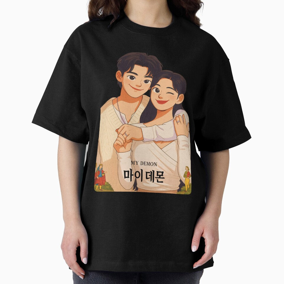 My Demon – Romantic K-Drama Cartoon Art by TheNoova T-Shirts, Hoodie, Sweatshirt | BlankRebels.com (Image 2)