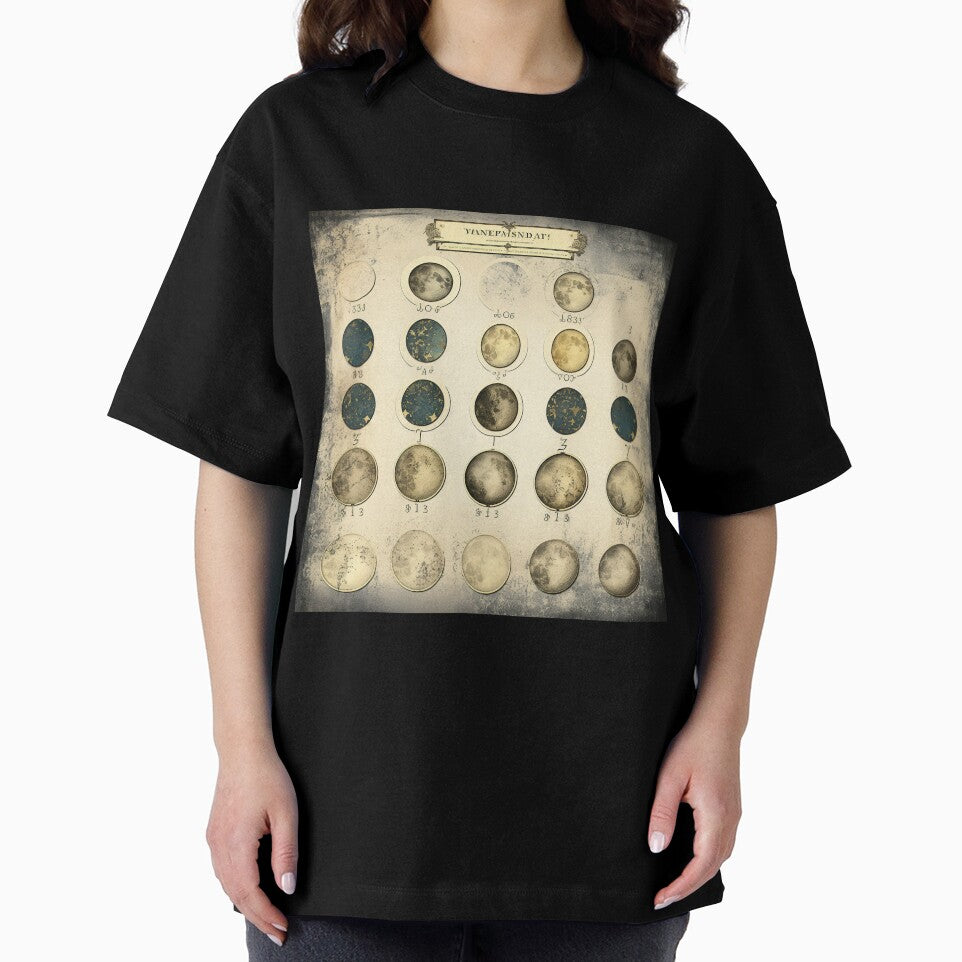 Retro Moon Phase Tapestry - Celestial Cycle Panorama by Silver Medal T-Shirts, Hoodie, Sweatshirt | BlankRebels.com (Image 2)