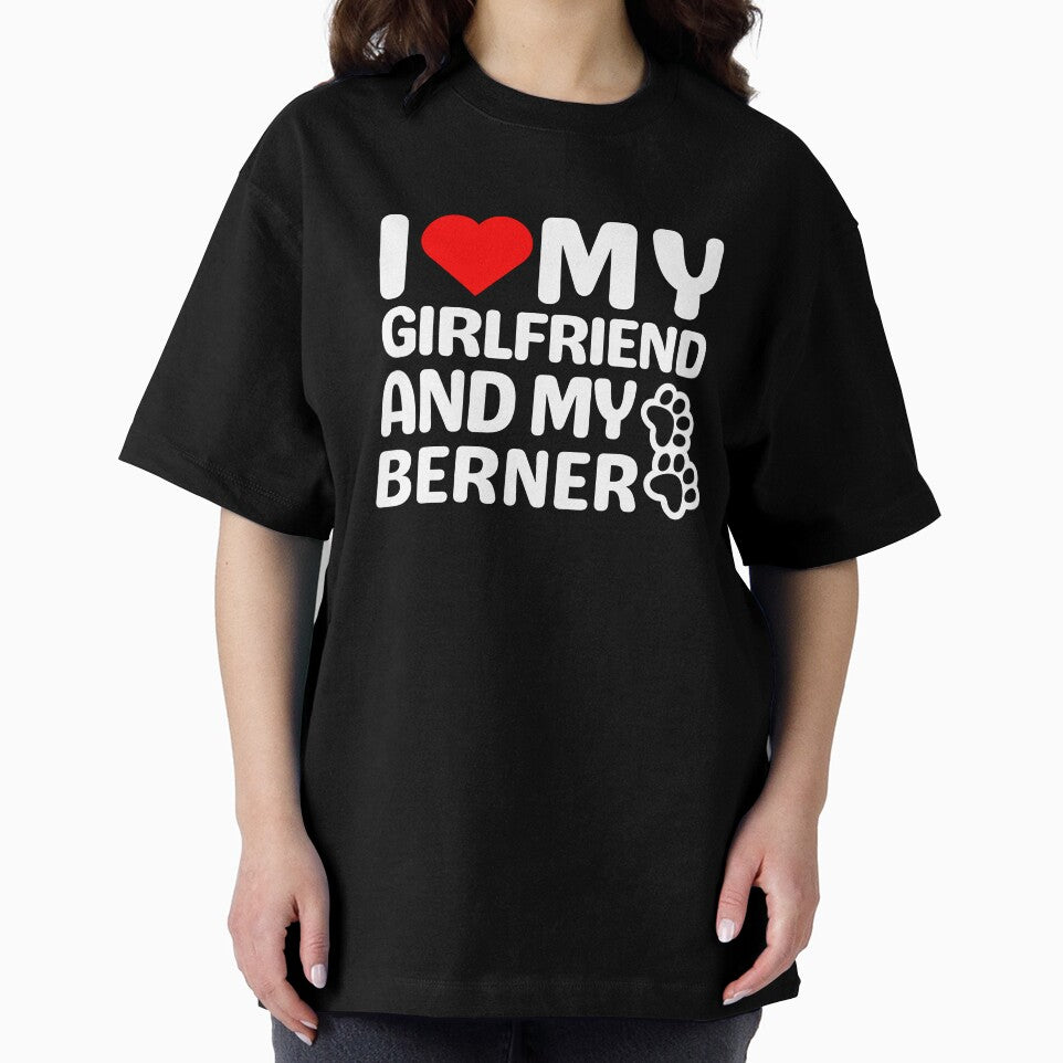 I Love My Girlfriend And My Berner by TheAnimalZ00 T-Shirts, Hoodie, Sweatshirt | BlankRebels.com (Image 2)