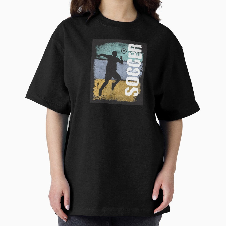 Soccer Vintage Retro Soccer Player by stevelangenfeld