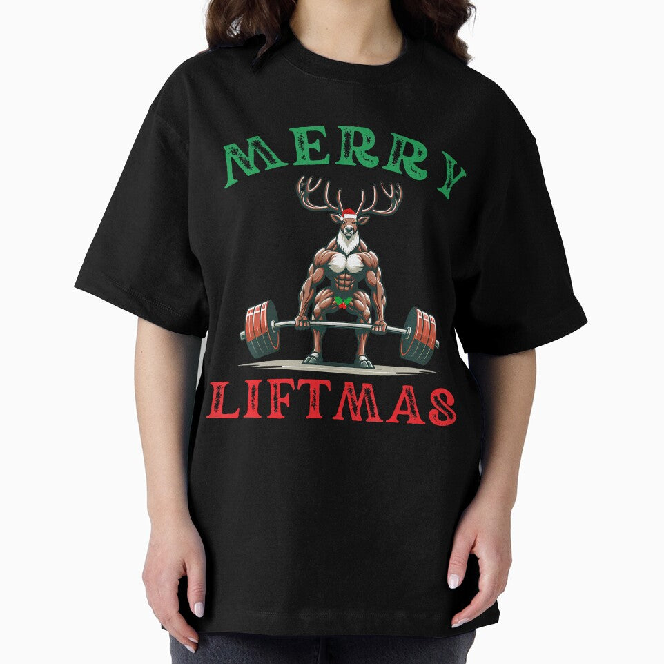 Merry Liftmas Funny Workout Reindeer Gym Saying Christmas by JeneMindy T-Shirts, Hoodie, Sweatshirt (Image 2)