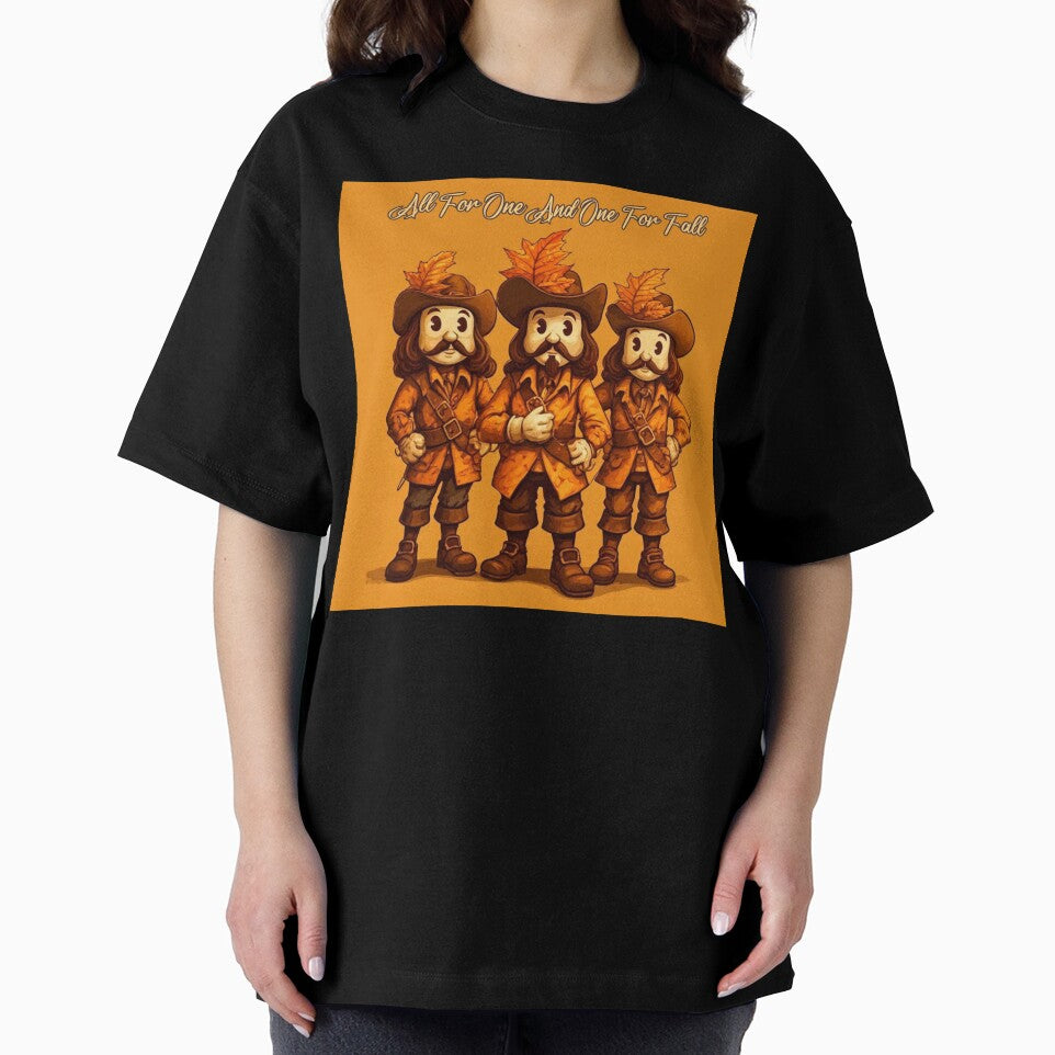 Three Musketeers Fall Pun: All For One And One For Fall by Gabriela McDaniel