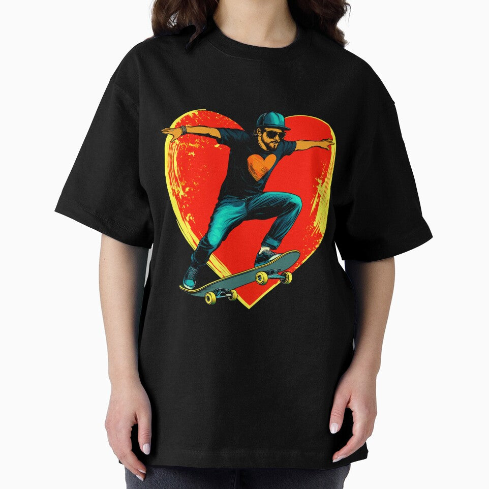 Skateboarder Love / Skater Heart by Soulskier T-Shirts, Hoodie, Sweatshirt | BlankRebels.com (Image 2)