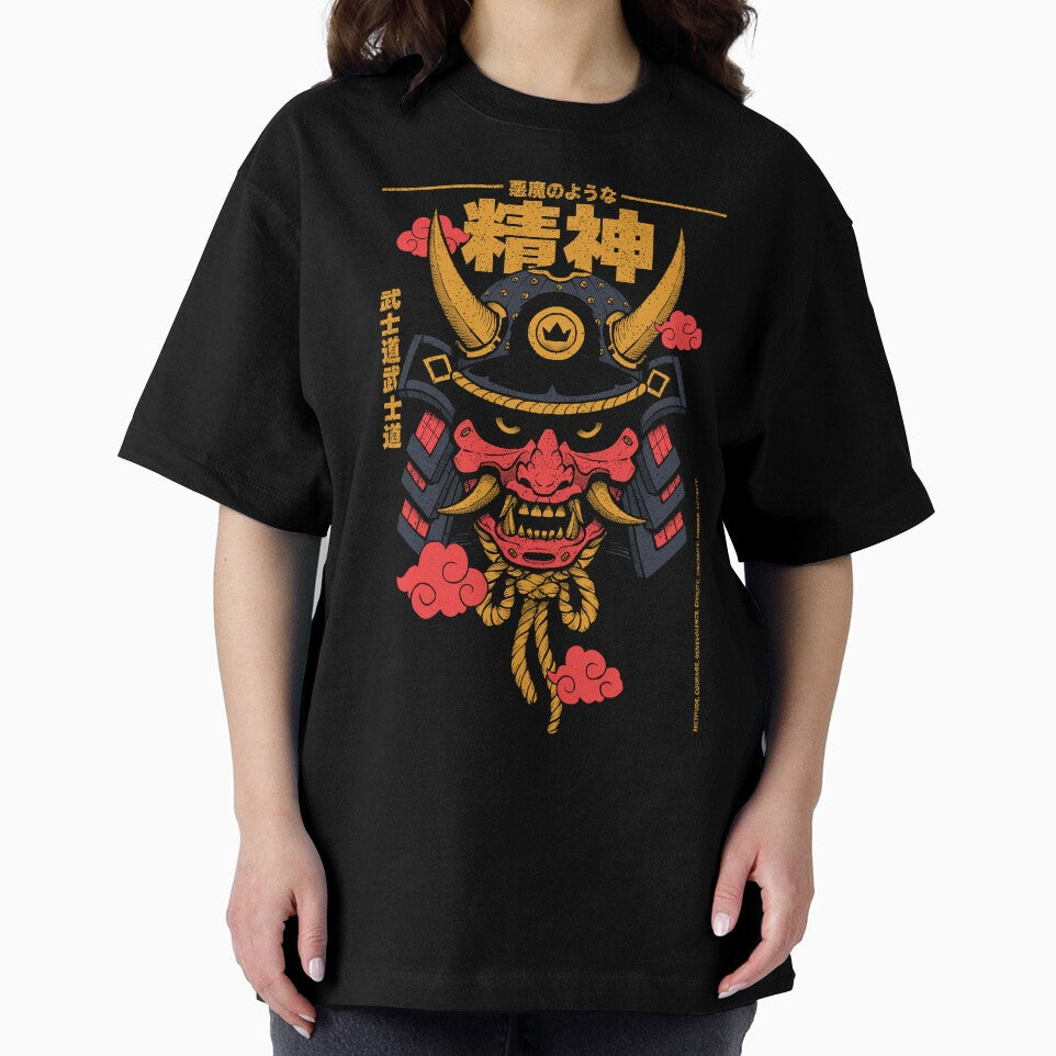 Oni Samurai by marceloosapo T-Shirts, Hoodie, Sweatshirt | BlankRebels.com (Image 2)