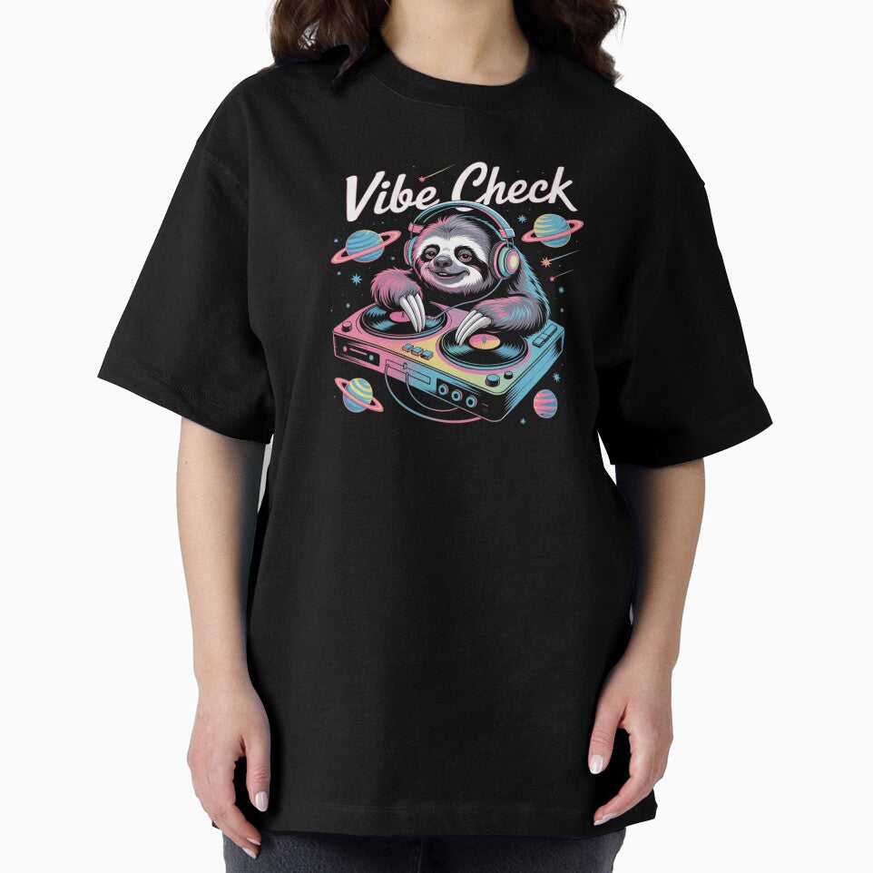 Vibe Check – Cosmic DJ Furry with Turntables & Stars by teevoxx T-Shirts, Hoodie, Sweatshirt | BlankRebels.com (Image 2)
