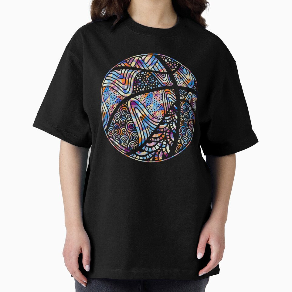 Cool And Awesome Basketball Geometric by UnknownArtistt T-Shirts, Hoodie, Sweatshirt | BlankRebels.com (Image 2)