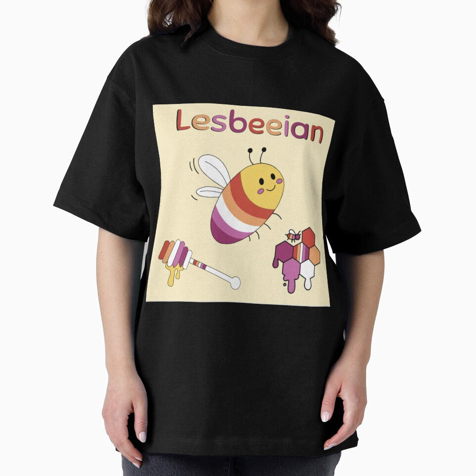 Lesbeeian LGBT Pun by CrittersCreate