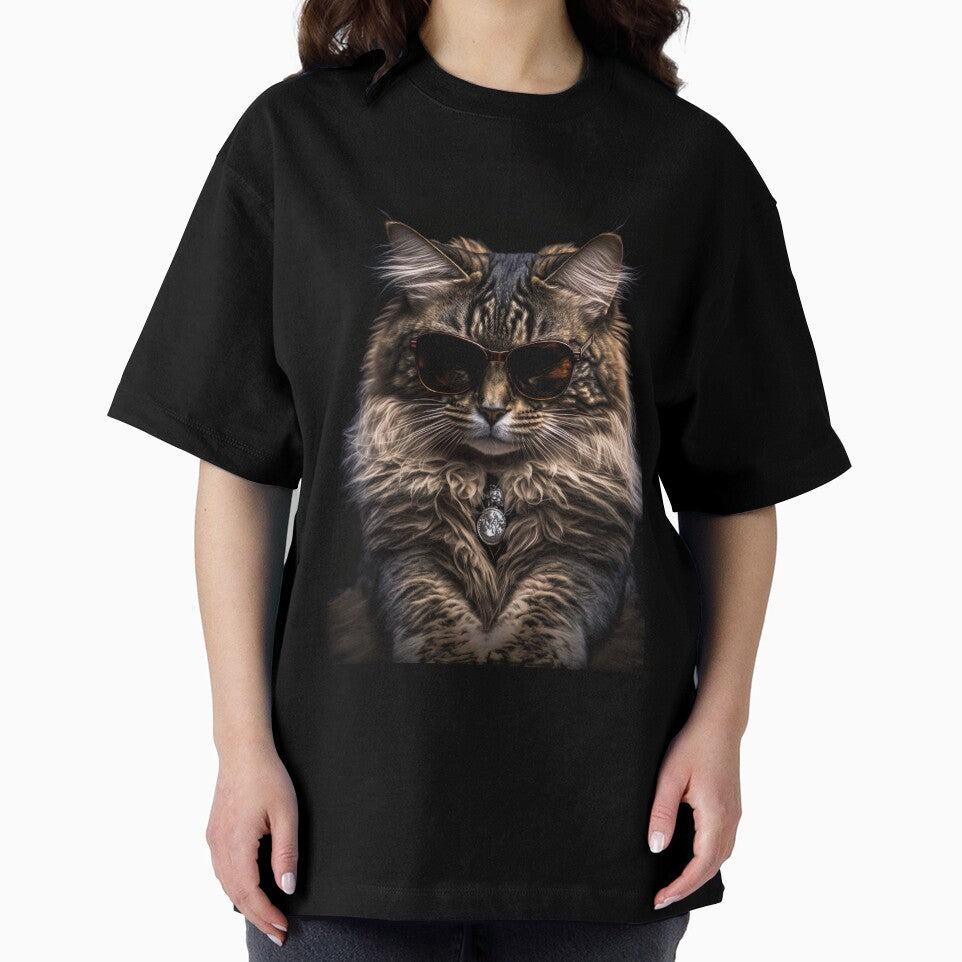 Cool cat portrait wearing sunglasses by KoolArtDistrict