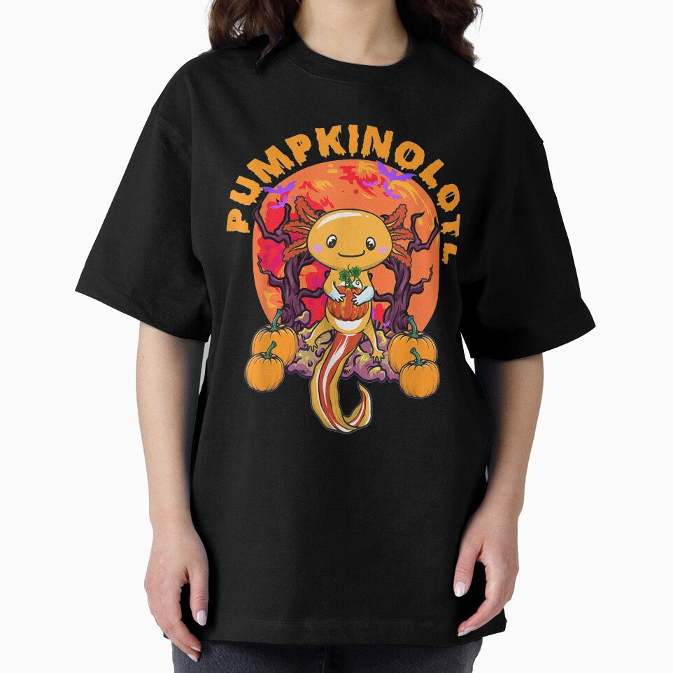 Halloween Axolotl Salamander Pumpkin by JImmieMGregor T-Shirts, Hoodie, Sweatshirt | BlankRebels.com (Image 2)
