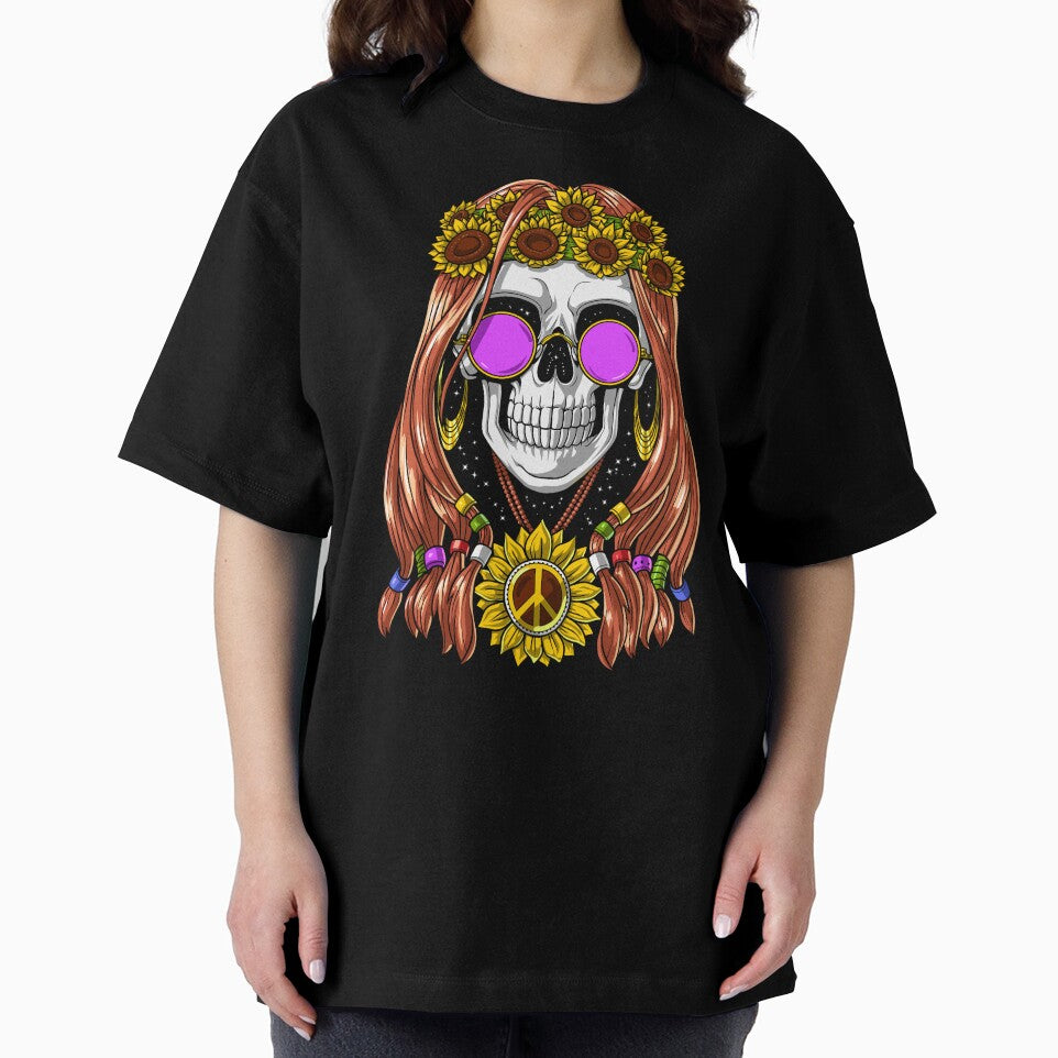 Hippie Skull by underheaven T-Shirts, Hoodie, Sweatshirt | BlankRebels.com (Image 2)