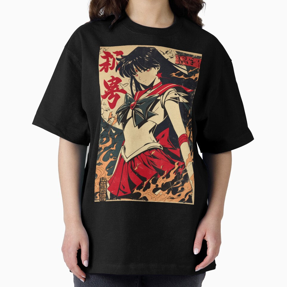 Sailor Mars Ember Vintage Poster by AnimeArsenalPrints T-Shirts, Hoodie, Sweatshirt | BlankRebels.com (Image 2)