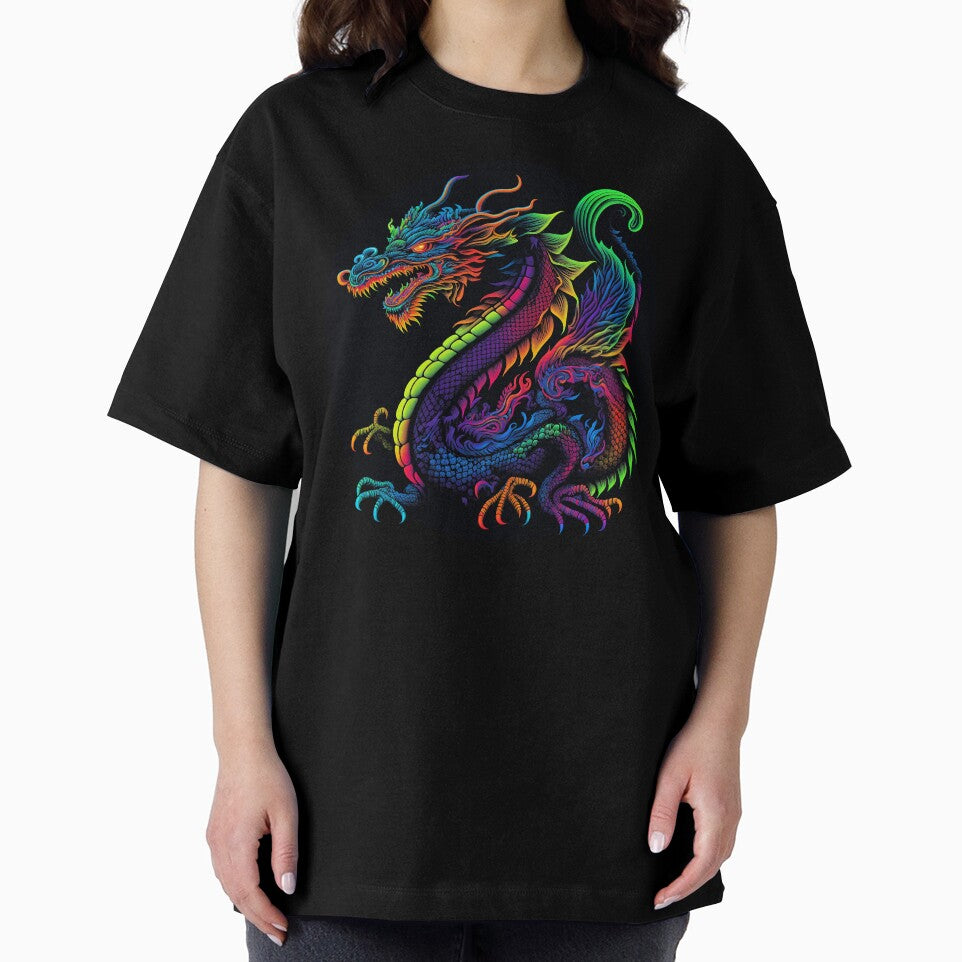Rainbow Japanese Water Dragon by Soda-Pop-Art-87 T-Shirts, Hoodie, Sweatshirt | BlankRebels.com (Image 2)