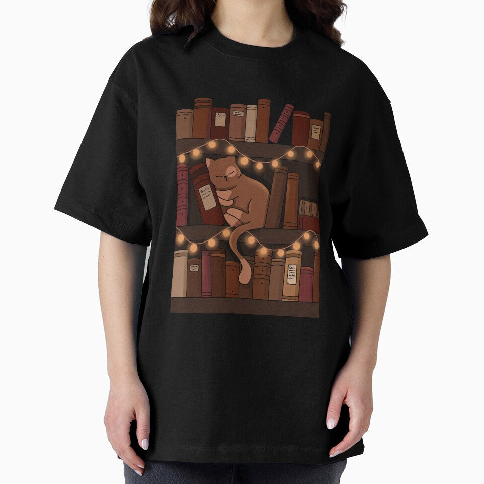 Library Cat by annexart T-Shirts, Hoodie, Sweatshirt | BlankRebels.com (Image 2)