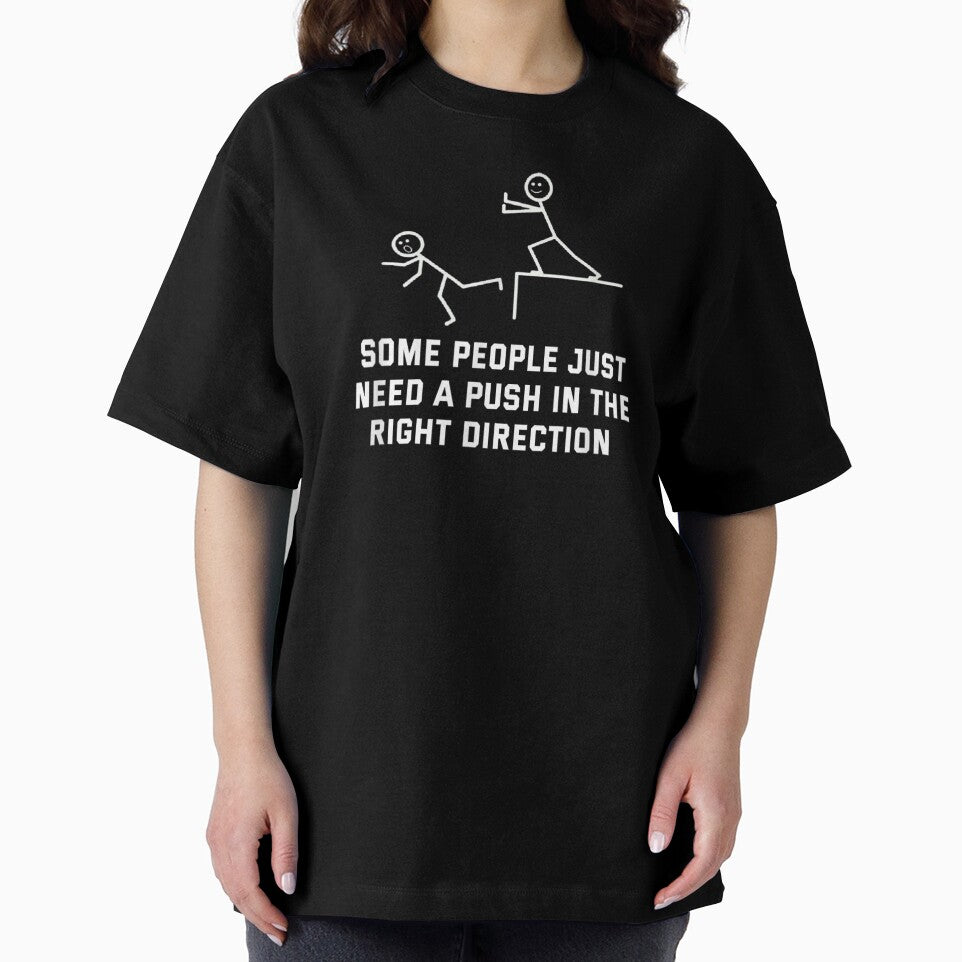 Some people just need a push stick figure by StickChic