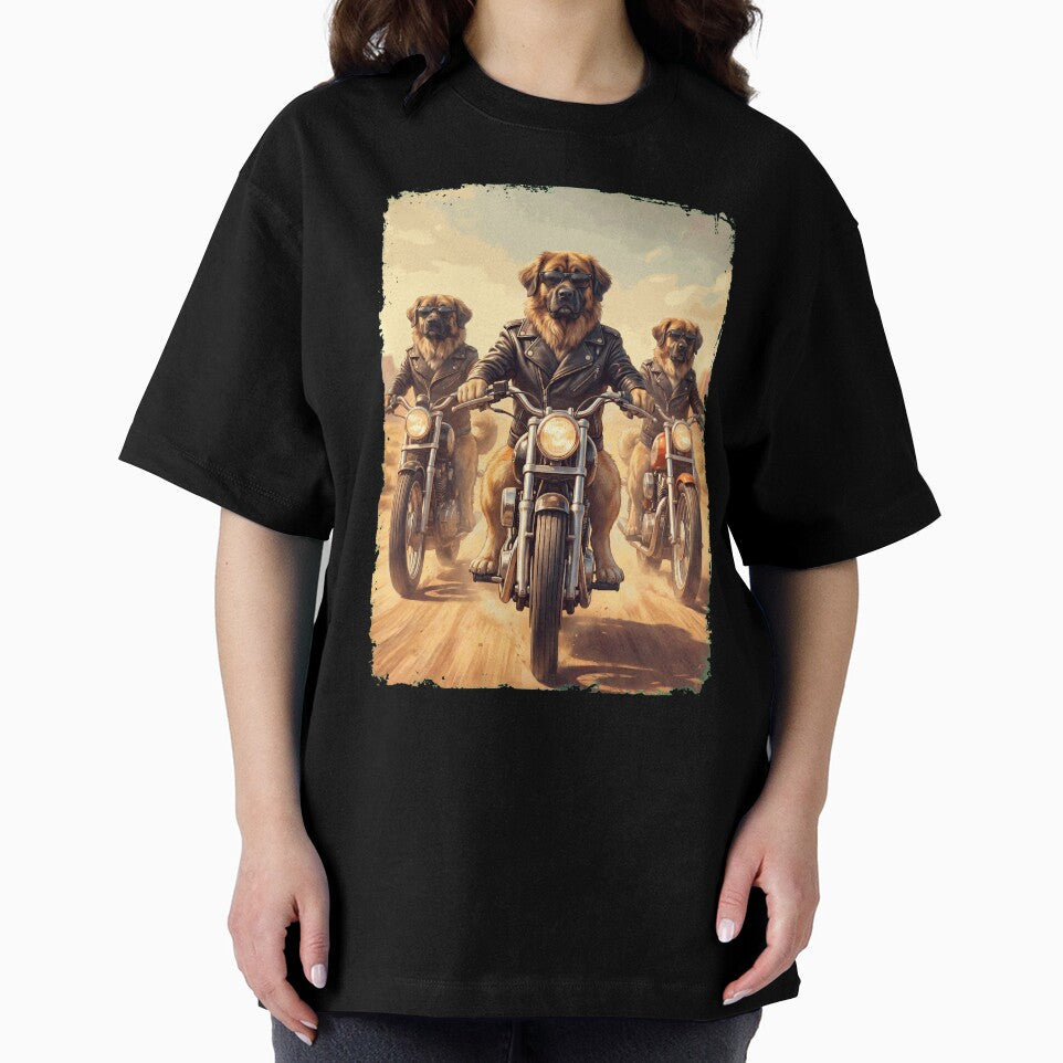 Funny Leonberger Motorcycle Meme Dog Lover by DoodleTortle