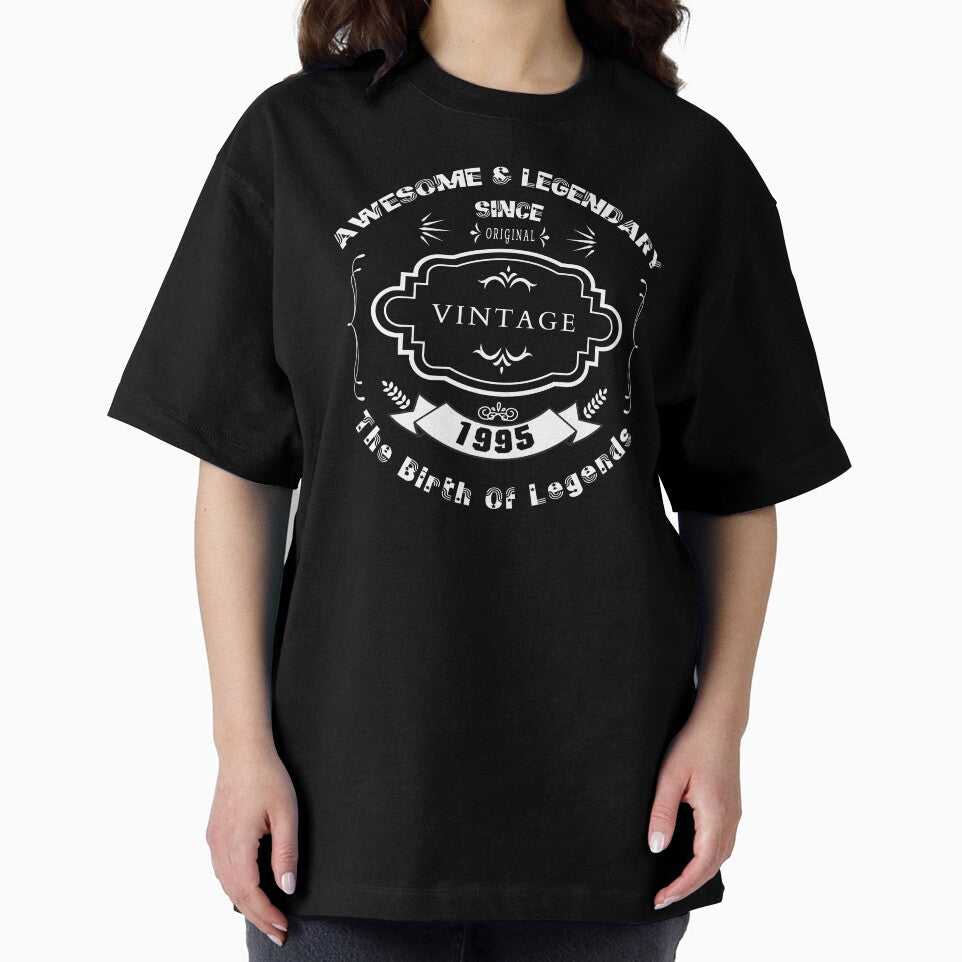 Vintage 1995 Birthday Gift For Men and Women Essential T-Shirt by MERY-DESIGNS Hoodie, Sweatshirt | BlankRebels.com (Image 2)