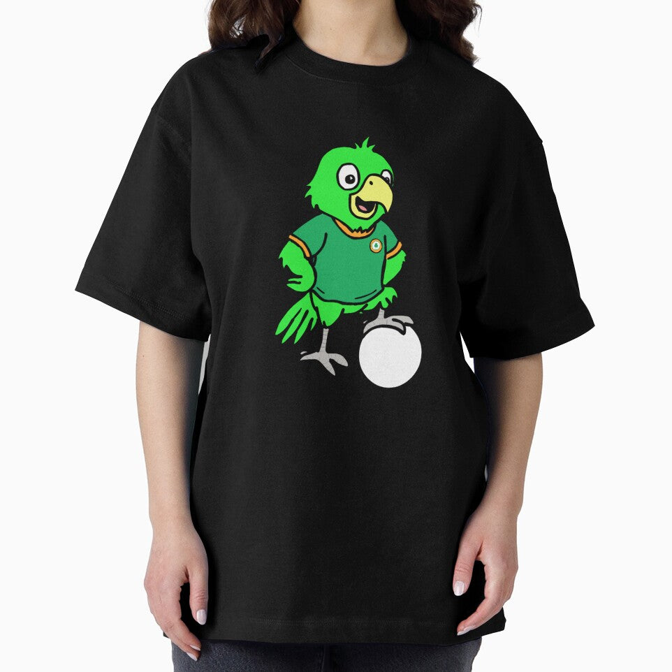 Troy the Parrot – Irish Football Fan Cartoon Design by Melty Shirts