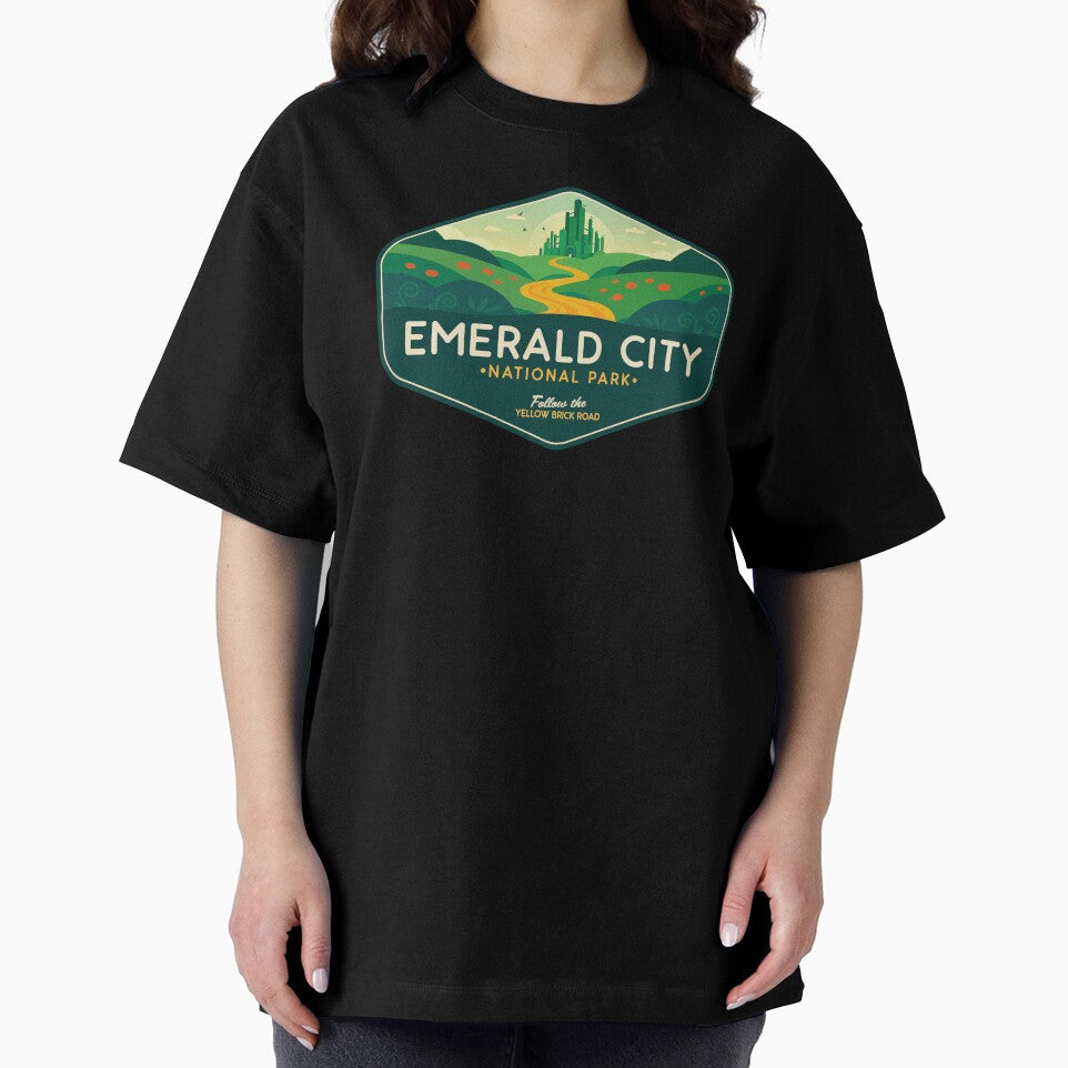 Emerald City National Park Poster – Yellow Brick Road Art T-Shirts, Hoodie, Sweatshirt