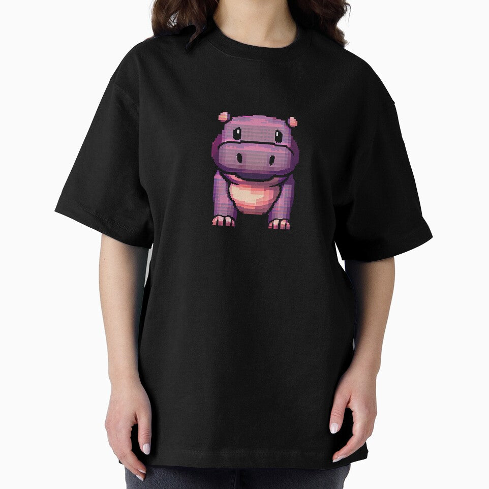 Cute little hippo. by Pixelarium