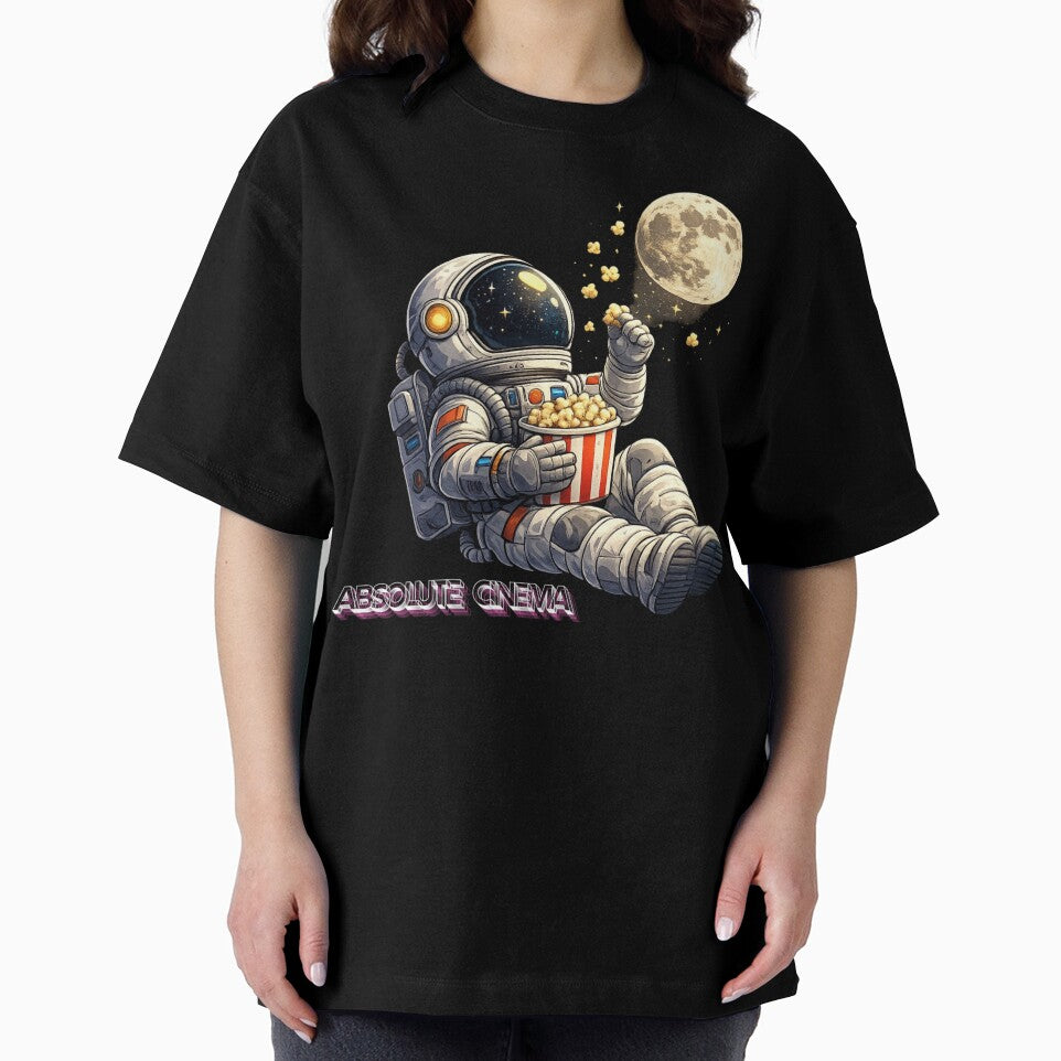 Absolute Cinema Astronaut T-shirt by BsDrip