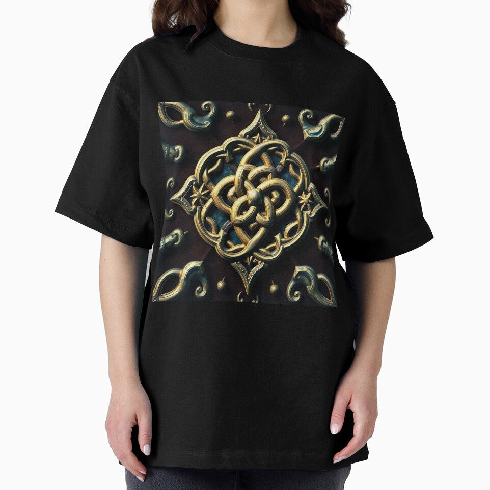 Celtic Knot Seamless Pattern T-Shirt, 3D Viking Seamless Pattern, Halloween Decor for Home, apparel and... (Image 2)