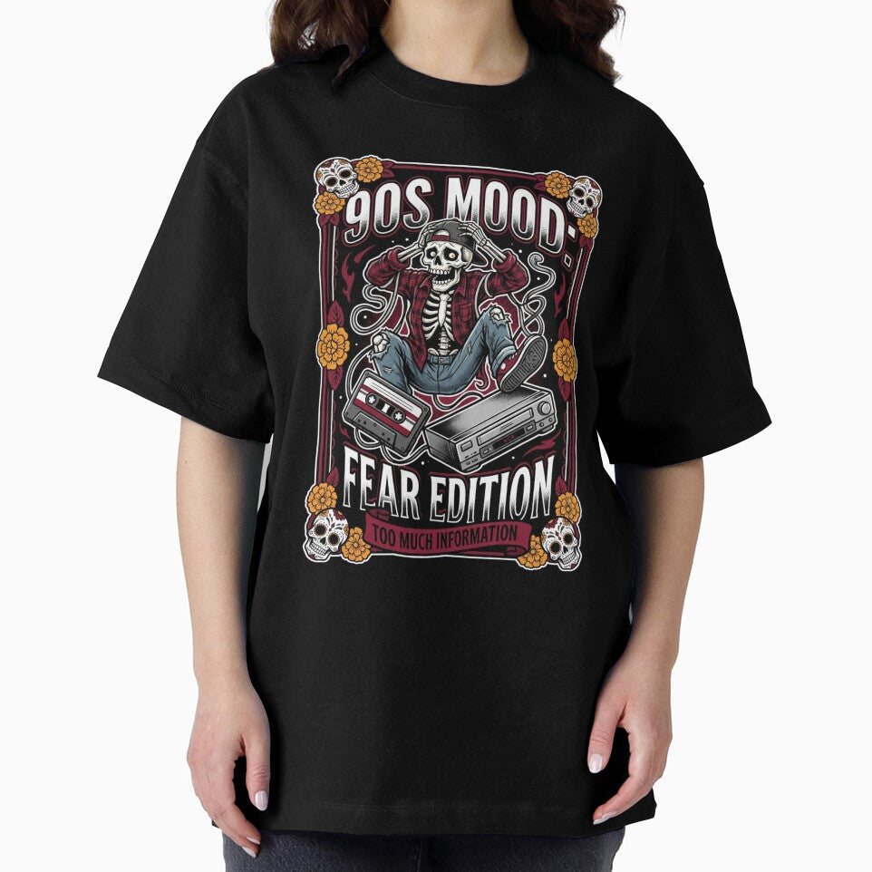 90s Mood Fear Retro Gaming Skeleton T-Shirts, Hoodie, Sweatshirt