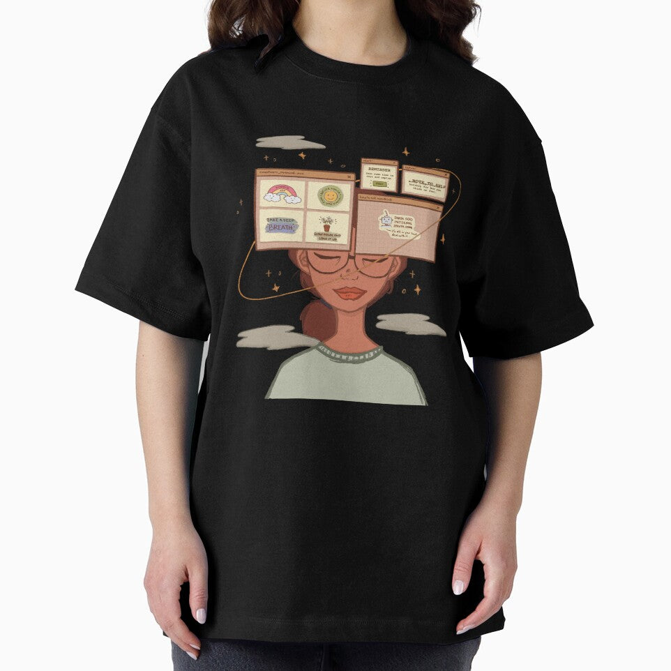 Overthinking by kikooart27 T-Shirts, Hoodie, Sweatshirt | BlankRebels.com (Image 2)