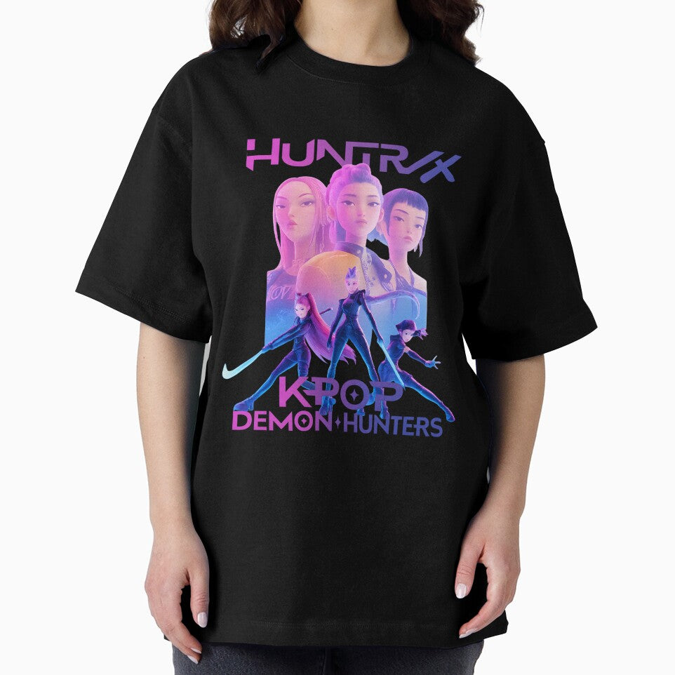 Kpop Demon Hunter | Dark Fantasy Idol Aesthetic | Anime Streetwear Design by flowerpower999