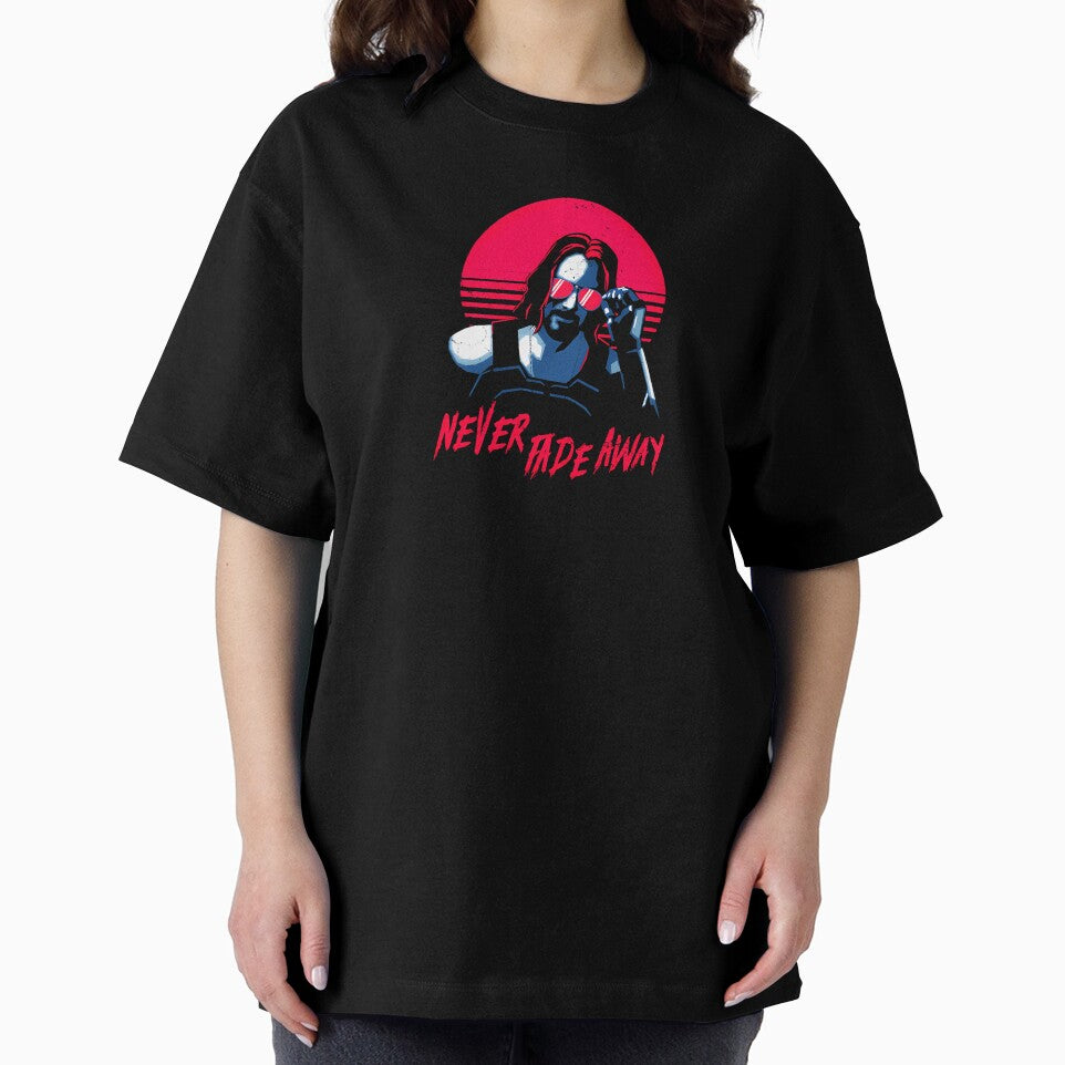 Johnny Silverhand Cyberpunk - Never Fade Away by castyabionen T-Shirts, Hoodie, Sweatshirt | BlankRebels.com (Image 2)
