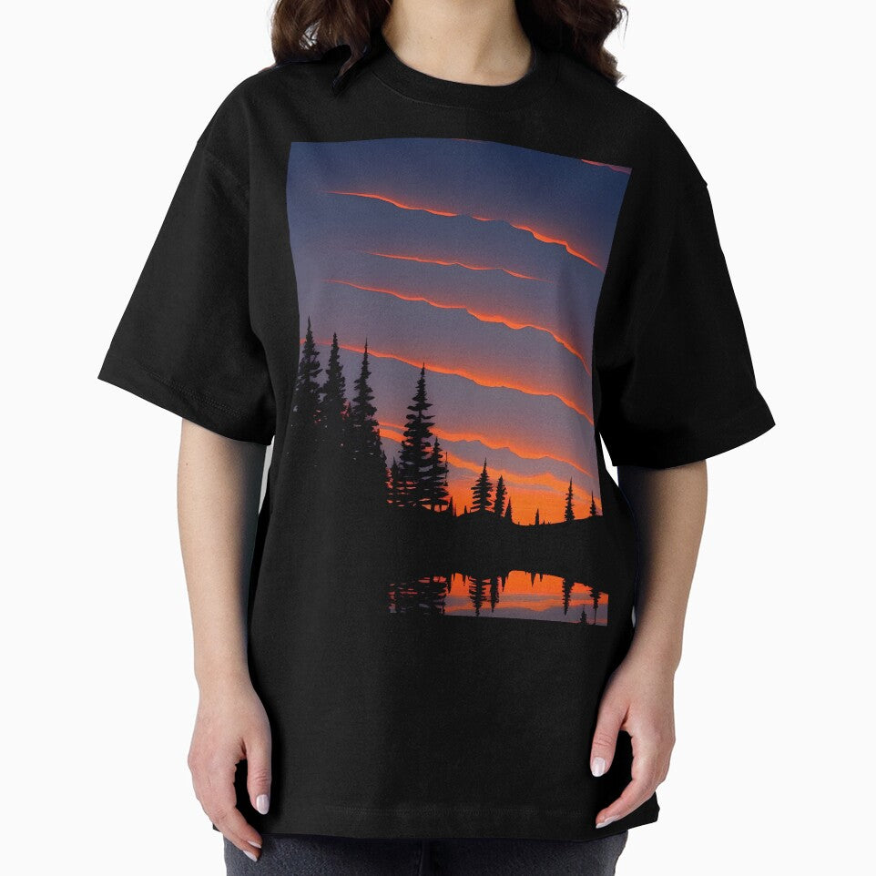 Enhance Your Home with Our Beautiful Collection of Minimalist Landscape Sunrise View Prints by supeart... (Image 2)