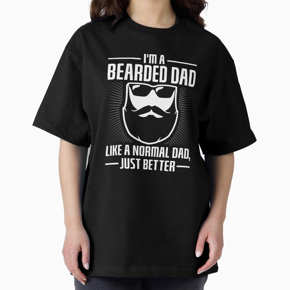 I'm A Bearded Dad, Funny Mustache Daddy No Shave Beardy by Merchking1 T-Shirts, Hoodie, Sweatshirt (Image 2)