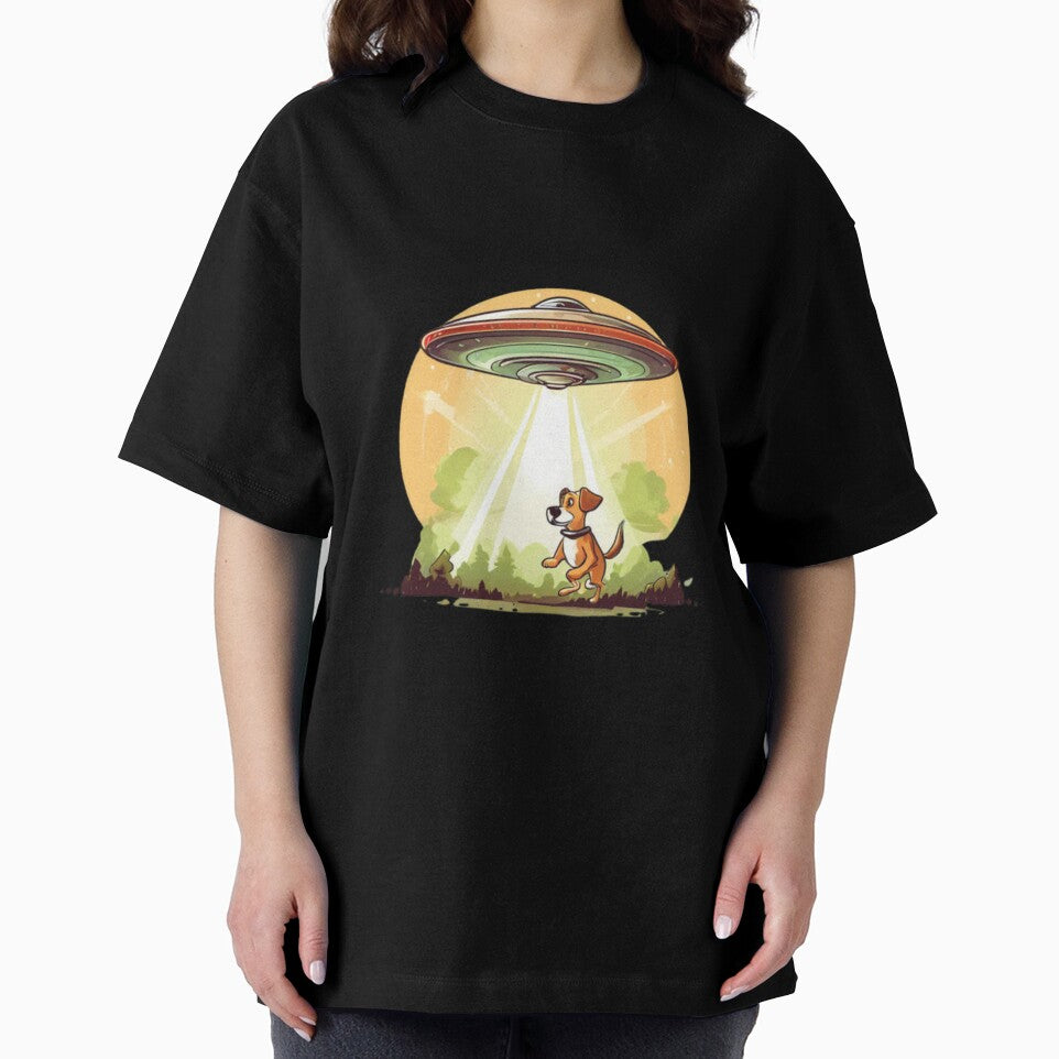 UFO abducting a Dog by Planetporridge T-Shirts, Hoodie, Sweatshirt | BlankRebels.com (Image 2)