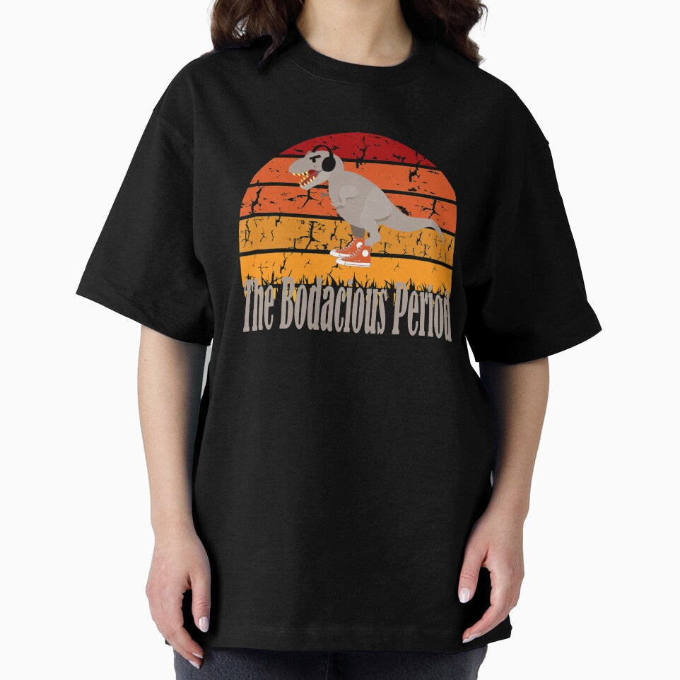 Funny Dinosaur The Bodacious Period Vintage 80's Retro Headphones Gift by TopTeeShop T-Shirts, Hoodie, Sweatshirt (Image 2)