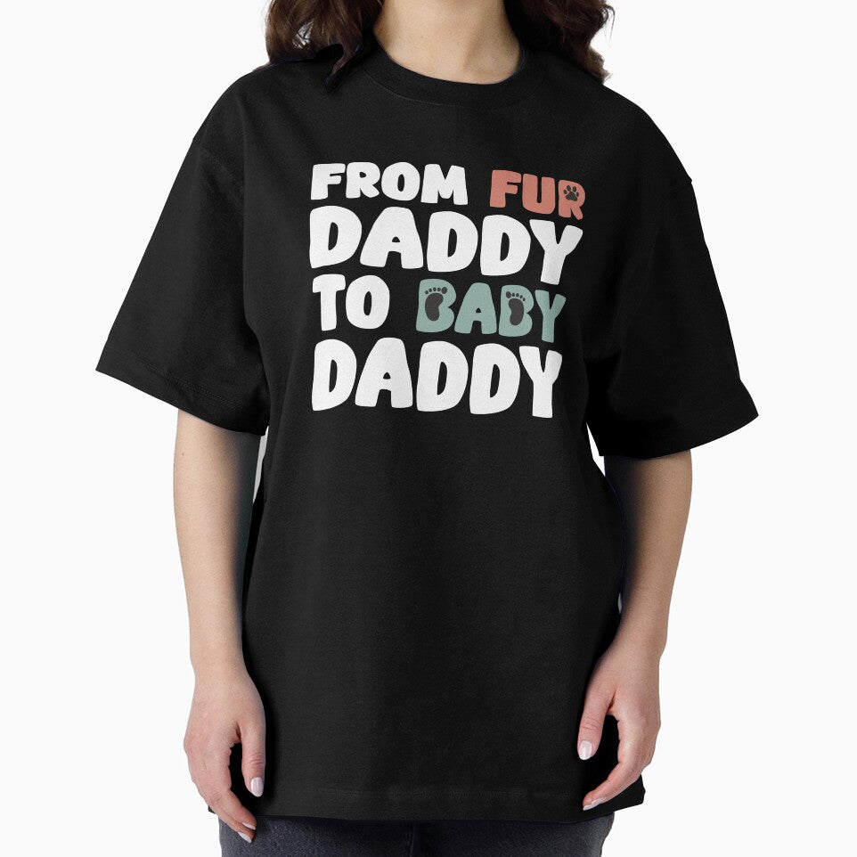 From Fur Daddy To Baby Daddy Dog Lover Groovy by alenaz T-Shirts, Hoodie, Sweatshirt | BlankRebels.com (Image 2)
