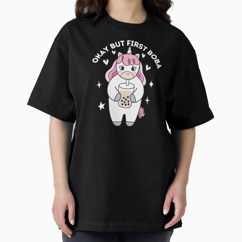 Kawaii unicorn loves boba tea by Artistusha T-Shirts, Hoodie, Sweatshirt | BlankRebels.com (Image 2)