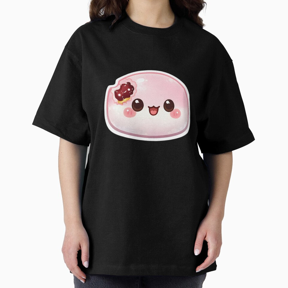 Cute Mochi Character – Kawaii Japanese Dessert Sticker by DesignEG