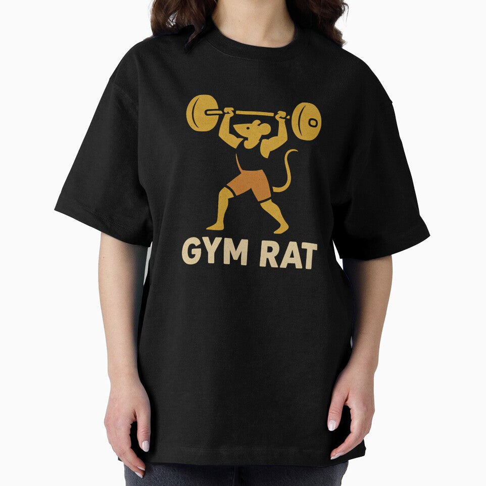 Gym Rat – Funny Weightlifting Fitness Design by Sztuboo T-Shirts, Hoodie, Sweatshirt | BlankRebels.com (Image 2)