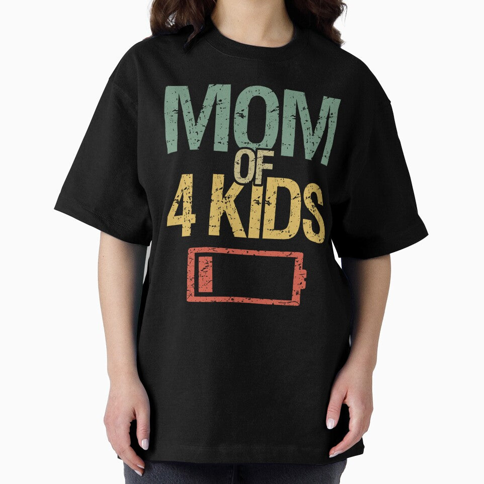 Tired Mom Of 4 Kids I by Lemon Pepper T-Shirts, Hoodie, Sweatshirt | BlankRebels.com (Image 2)