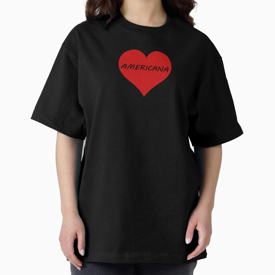 Americana Love Classic Retro Heart by SpotterArt T-Shirts, Hoodie, Sweatshirt | BlankRebels.com (Image 2)