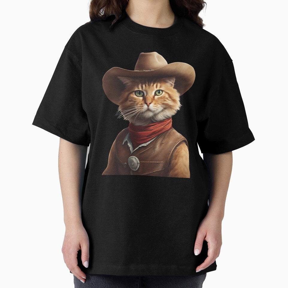 Cowboy Cat with Cowboy Hat by FarmOfCuties T-Shirts, Hoodie, Sweatshirt | BlankRebels.com (Image 2)