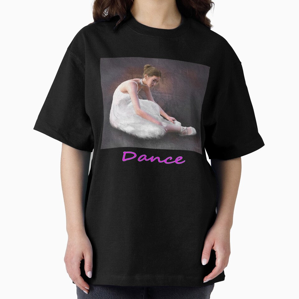 Woman girl ballerina dancer tying shoe by Fantasyart123
