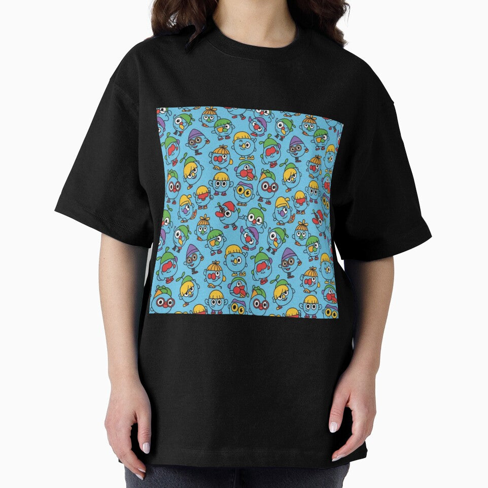 Zoombini Attribute Pattern - Cute Logic Game Nostalgia by FutureService T-Shirts, Hoodie, Sweatshirt (Image 2)