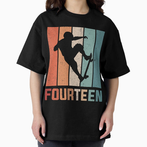 14th Birthday Skateboard Retro 14 Years Old by RetroStyle247 T-Shirts, Hoodie, Sweatshirt | BlankRebels.com (Image 2)