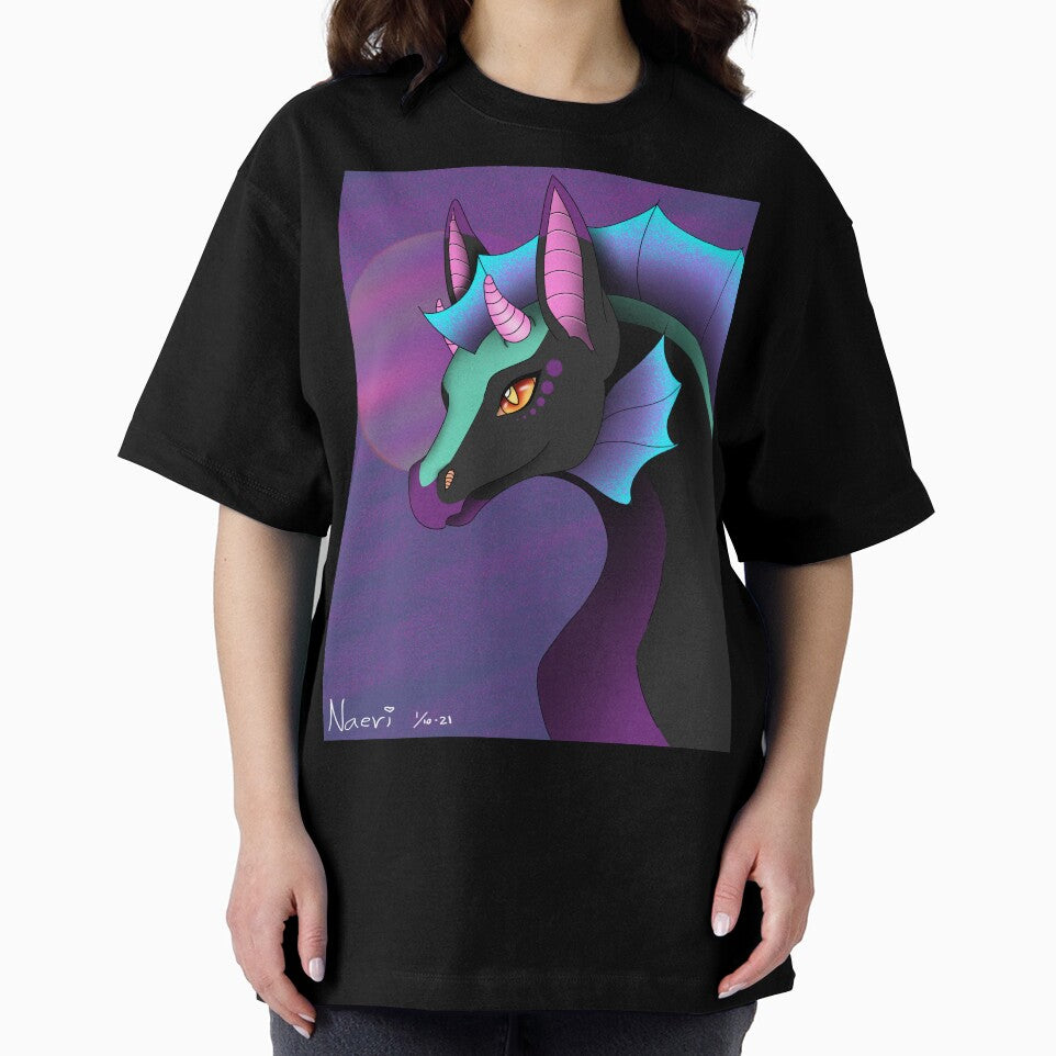 Black and Purple Dragon Princess by Andrew Gaia T-Shirts, Hoodie, Sweatshirt | BlankRebels.com (Image 2)