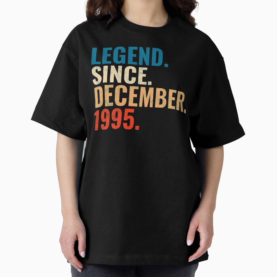 Legend Since December 1995 Retro Vintage by Teelogic T-Shirts, Hoodie, Sweatshirt | BlankRebels.com (Image 2)