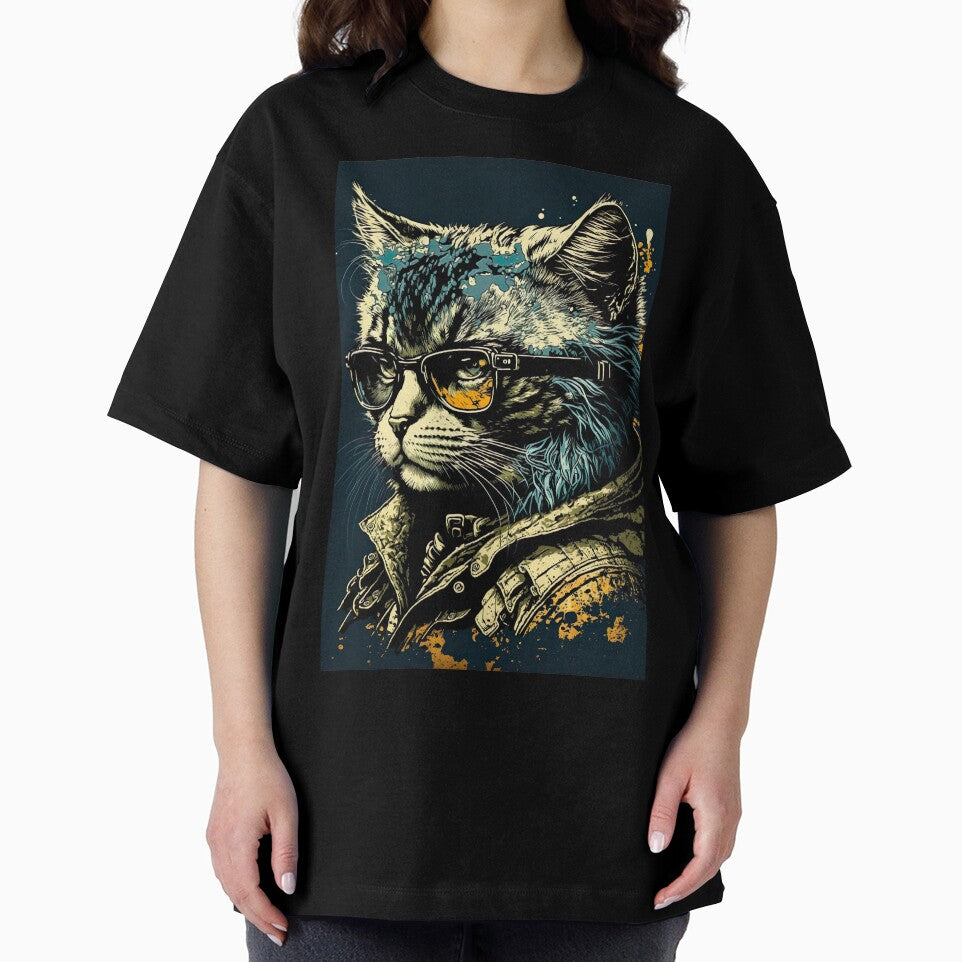 Cool Cat Portrait Wearing Glasses T-Shirts, Hoodie, Sweatshirt